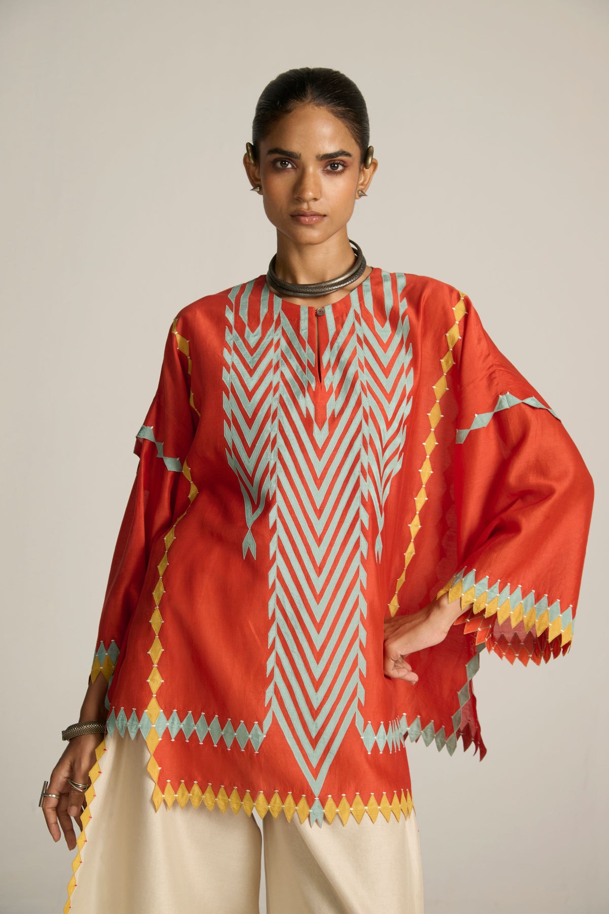 STRIPE KAFTAN SHIRT