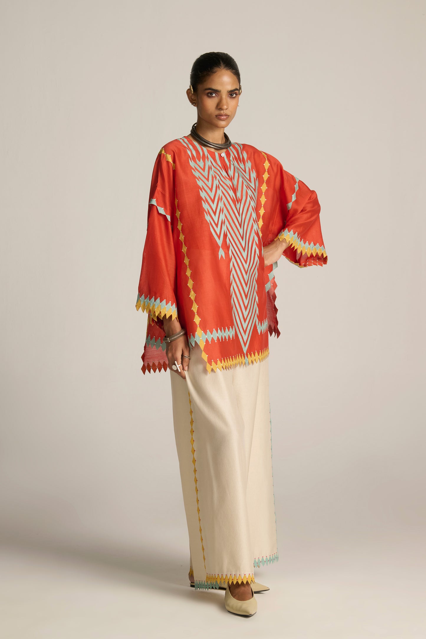 STRIPE KAFTAN SHIRT