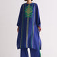 PANELLED KAFTAN KAMEEZ WITH APPLIQUE'