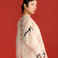 APPLIQUE' AND CUTWORK CENTRE GATHER SHIRT