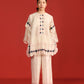 APPLIQUE' AND CUTWORK CENTRE GATHER SHIRT