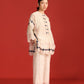 APPLIQUE' AND CUTWORK CENTRE GATHER SHIRT
