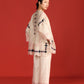 APPLIQUE' AND CUTWORK CENTRE GATHER SHIRT