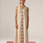 APPLIQUE' AND OUTLINE KAFTAN JACKET AND DRESS SET