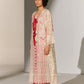 GEOMETRIC AND FLORAL CUTWORK JACKET