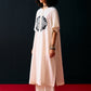 IVORY TRIBAL APPLIQUE' KAFTAN