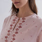 CENTER SLASH GATHER DRESS