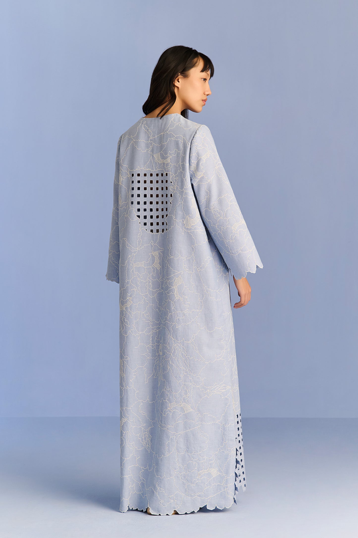 APPLIQUE' AND CUTWORK DRESS