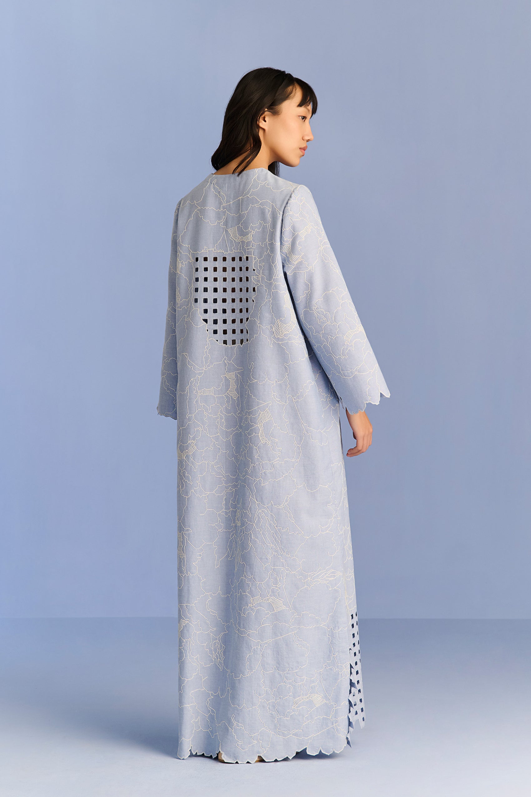 APPLIQUE' AND CUTWORK DRESS