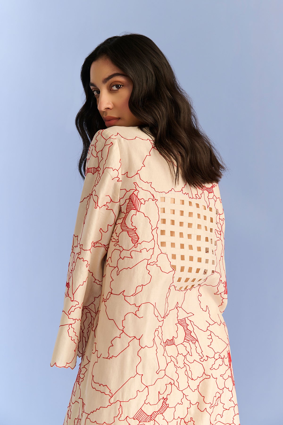 APPLIQUE' AND CUTWORK DRESS
