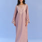 LACE APPLIQUE' AND CUTWORK DRESS