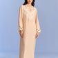 LACE APPLIQUE' AND CUTWORK DRESS