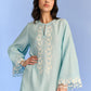 A-LINE DRESS WITH CUTWORK