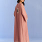 A-LINE DRESS WITH CUTWORK
