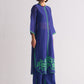 DOT DOT KAMEEZ WITH FLORAL SCALLOP APPLIQUE' AND CUTWORK