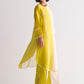 COLOUR BLOCKED APPLIQUE' AND CUTWORK KAMEEZ