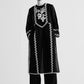 MILD ALINE KAMEEZ WITH APPLIQUE' AND CUTWORK