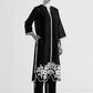 KAMEEZ WITH FLORAL SCALLOP APPLIQUE' AND CUTWORK