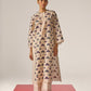 APPLIQUE' AND OUTLINE MILD A-LINE KAMEEZ