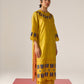 APPLIQUE' AND OUTLINE MILD A-LINE KAMEEZ