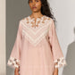 GEOMETRIC FLORAL NECK CUTWORK KAMEEZ SMV