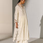 GEOMETRIC FLORAL NECK CUTWORK KAMEEZ