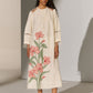 FLORAL ARTWORK APPLIQUE' DRESS