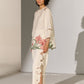 FLORAL ARTWORK APPLIQUE' SHIRT