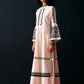 IVORY BELL SLEEVE APPLIQUE' DRESS