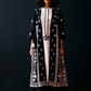 BLACK SIDE GATHER APPLIQUE' JACKET