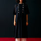 BLACK CENTRE GATHER KAFTAN KAMEEZ