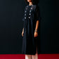 BLACK CENTRE GATHER KAFTAN KAMEEZ