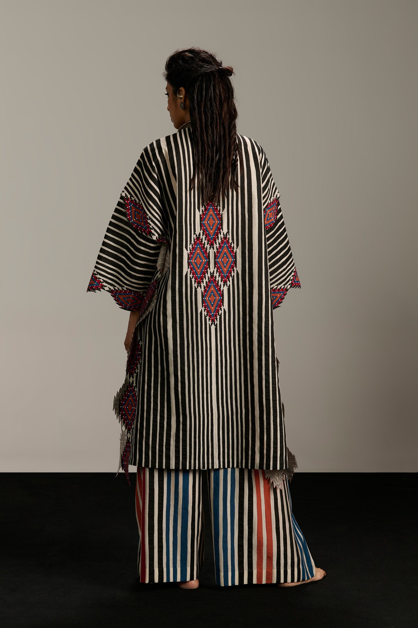 WRAP OVERLAP BOX TUNIC