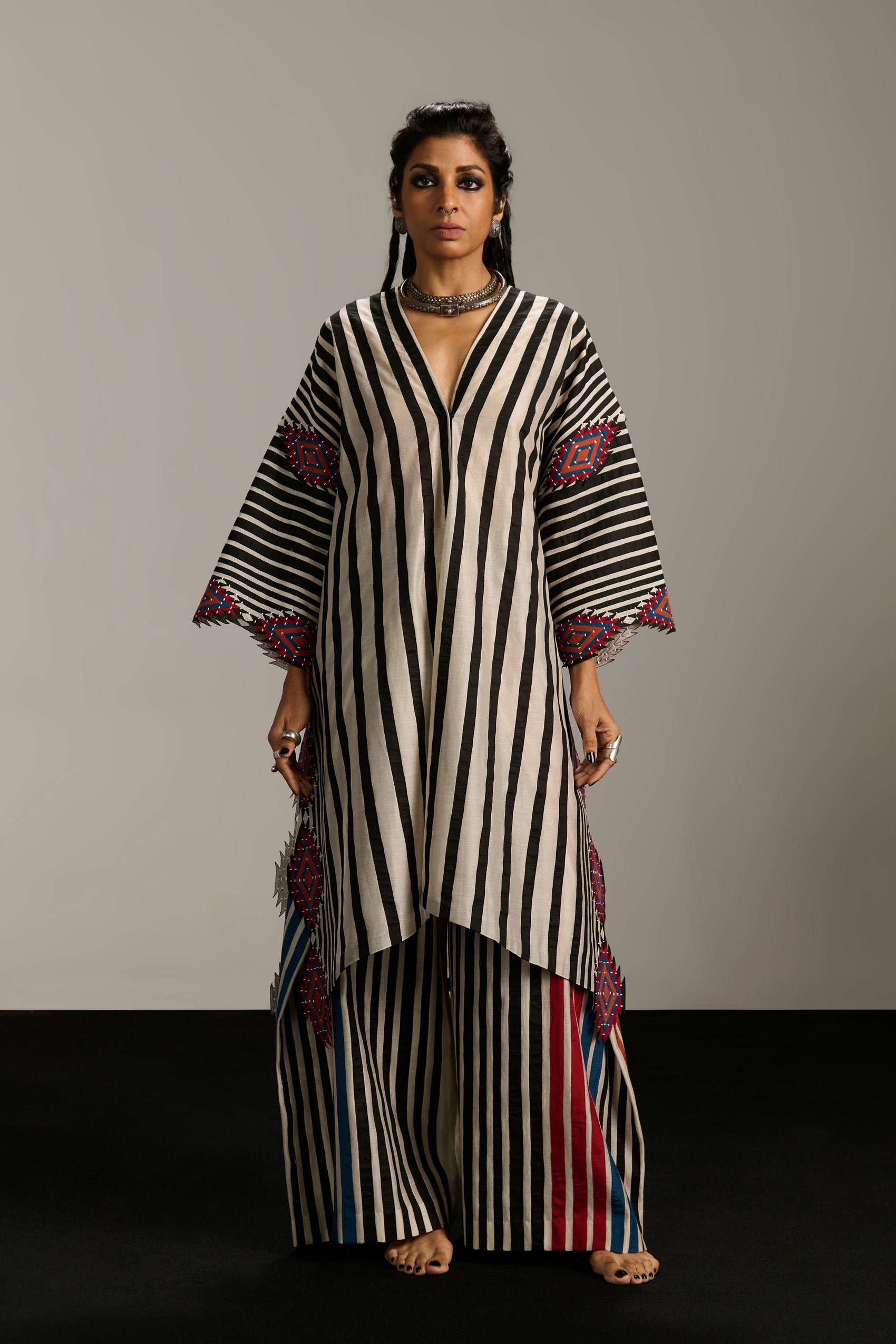 WRAP OVERLAP BOX TUNIC