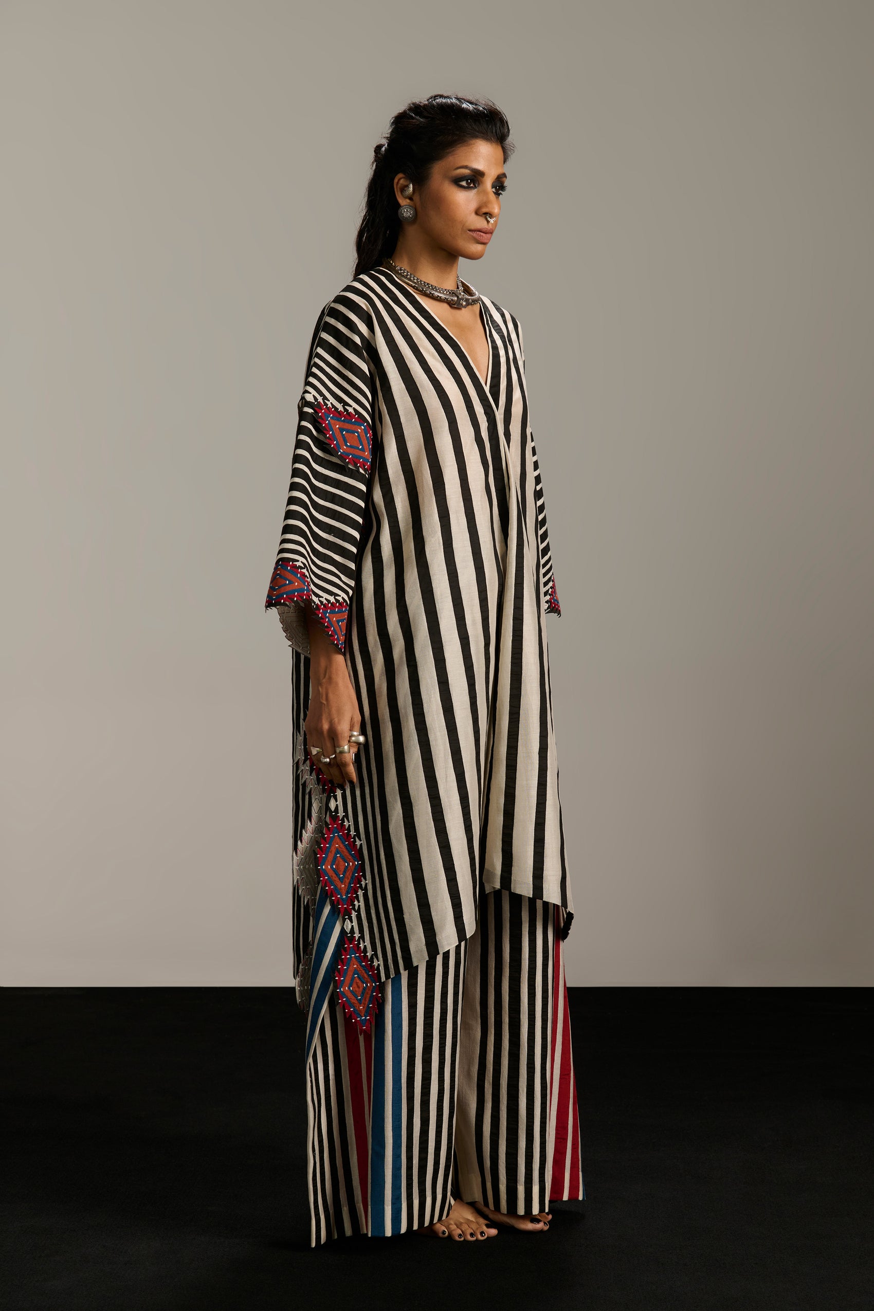 WRAP OVERLAP BOX TUNIC