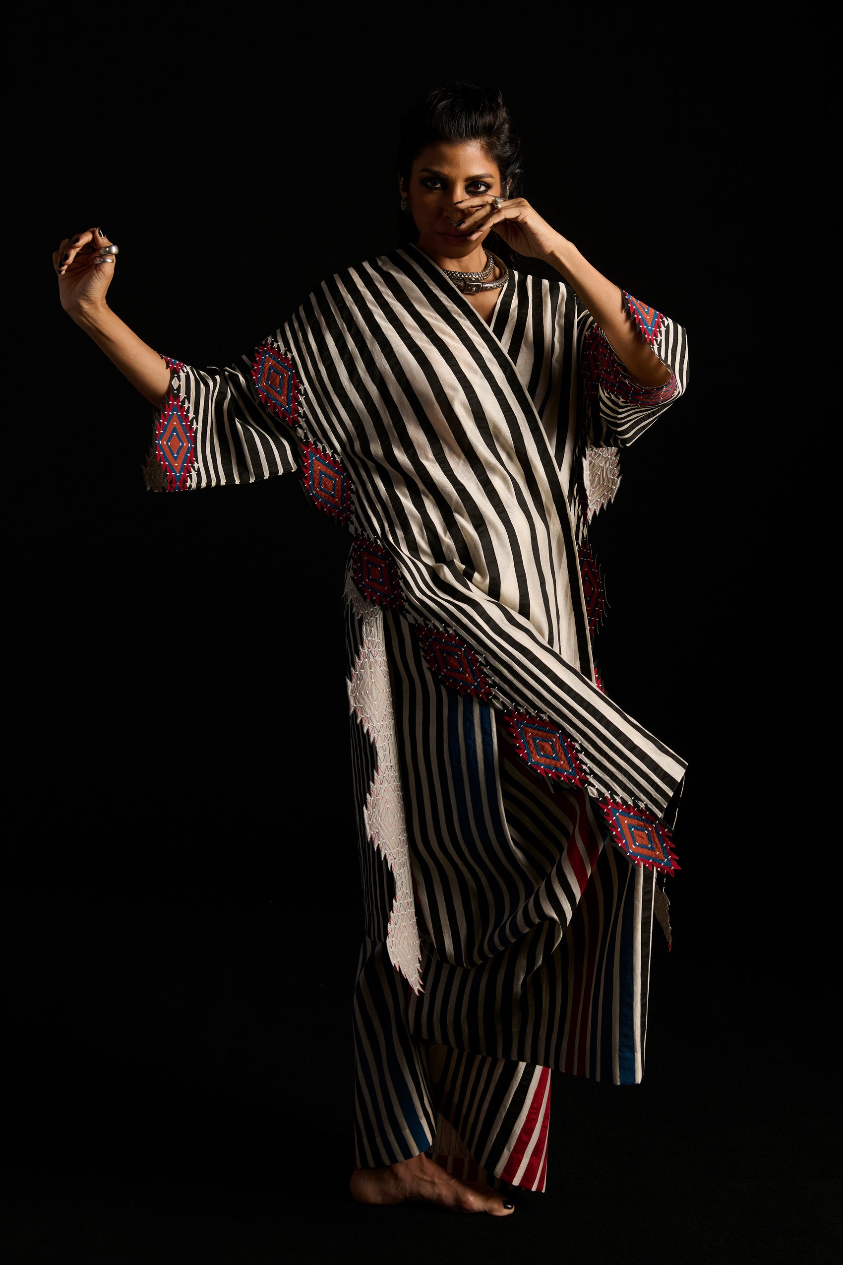 WRAP OVERLAP BOX TUNIC