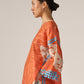 CLOUD PRINT AND CUTWORK DROP SHOULDER KAMEEZ