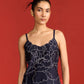 DRAGON PRINT AND CUTWORK JACKET AND PANT SET