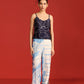 DRAGON PRINT AND CUTWORK JACKET AND PANT SET