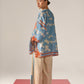 WAVE PRINT AND FISH APPLIQUE' SHIRT