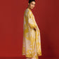 FLORAL PRINT AND CUTWORK KAFTAN