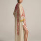 PANELLED A-LINE MAXI DRESS