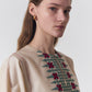 PANELLED KAFTAN DRESS