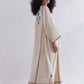 TRIBAL PANELLED KAFTAN DRESS