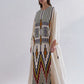 PANELLED KAFTAN DRESS