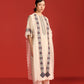 APPLIQUE' AND CUTWORK PANELLED KAFTAN KAMEEZ
