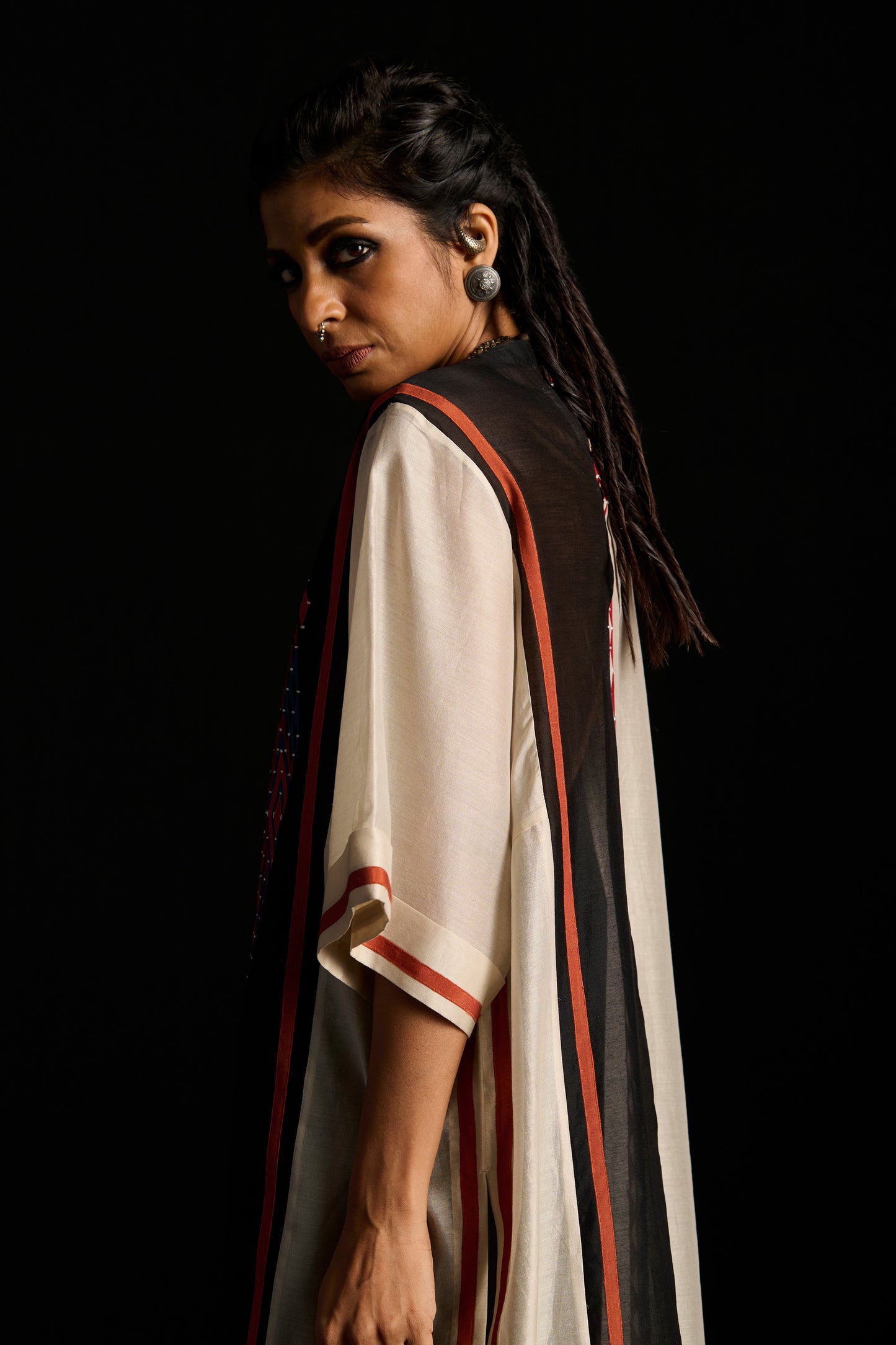 PANELLED KAFTAN