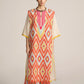 3D PANELLED KAFTAN KAMEEZ