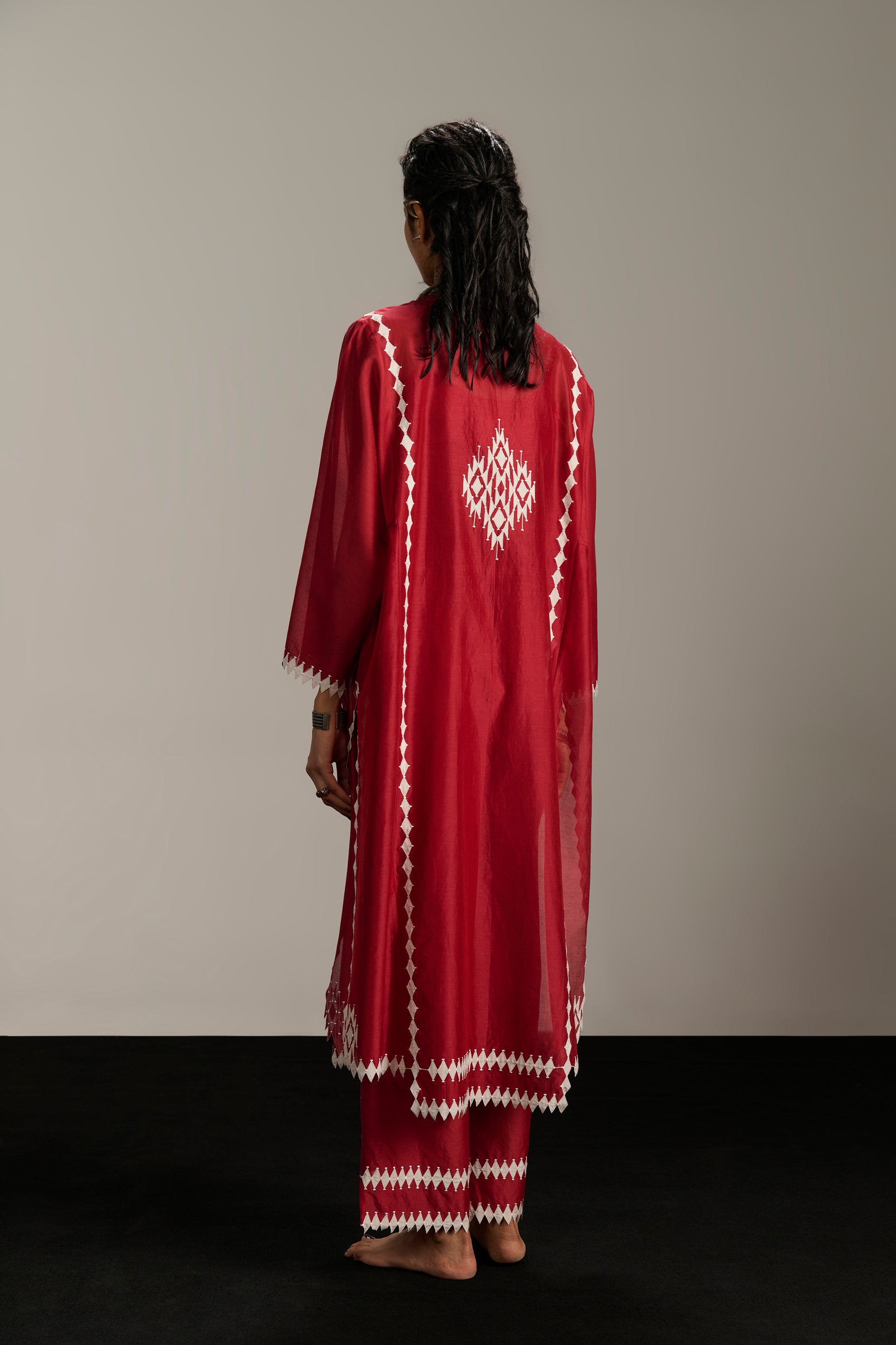 PANELLED KAFTAN KAMEEZ