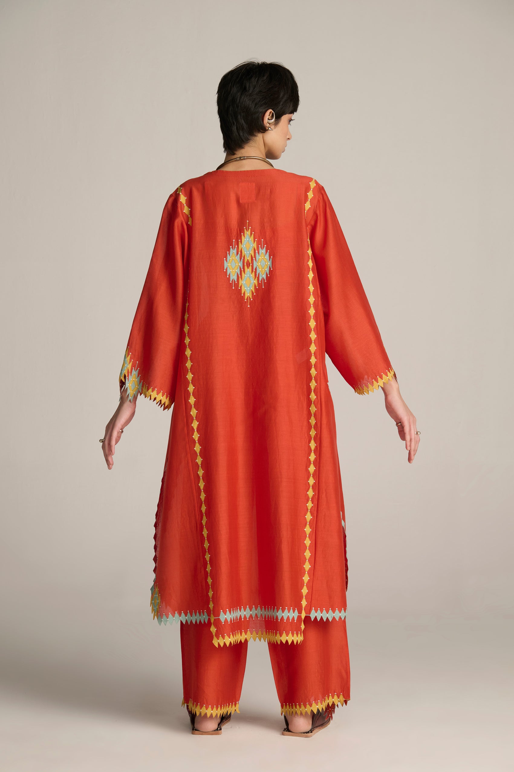 PANELLED KAFTAN KAMEEZ